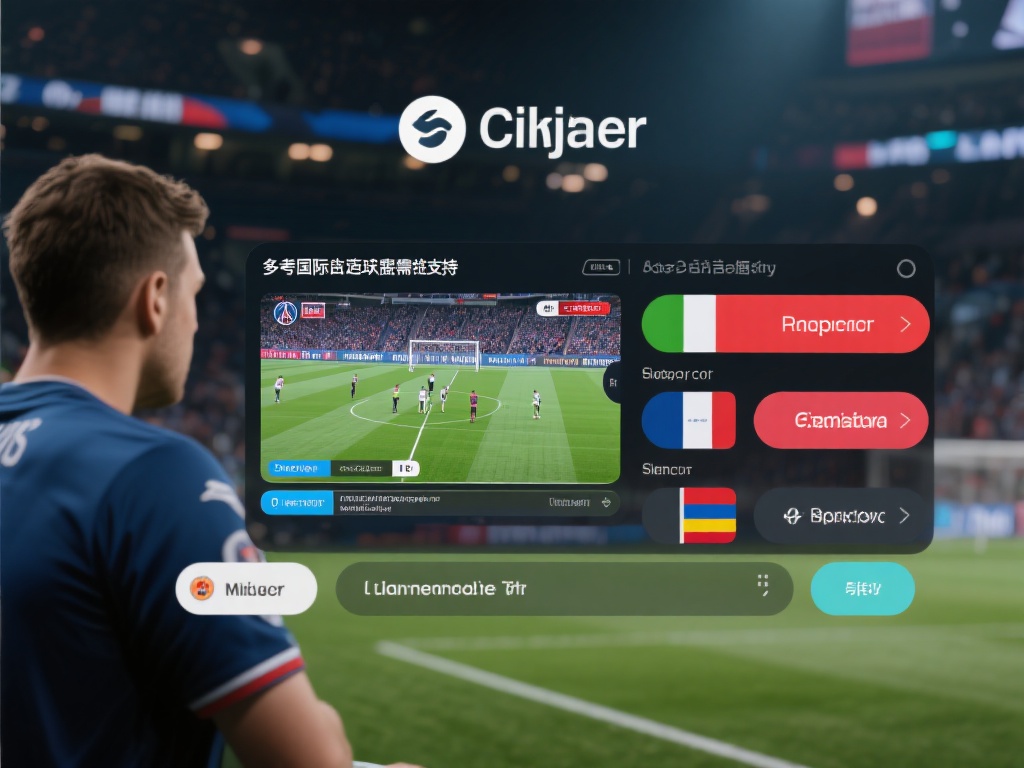 多语言解说支持：考虑到国际球迷的需求，该